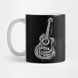 Artistic Guitar Mug